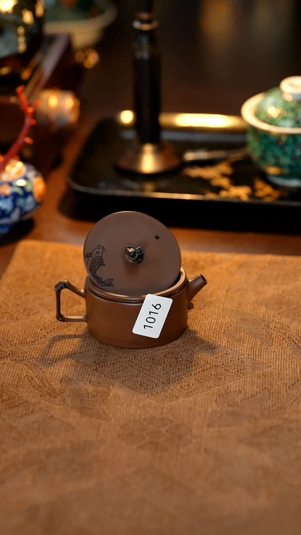 【闪购商品】雲梦茶器紫陶小壶1016