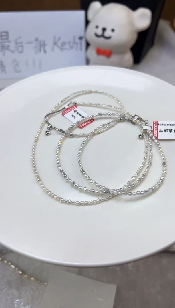 颈饰银S925镶嵌海水珍珠珍珠