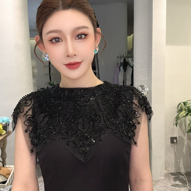 新中式国风云卷云舒精致气质款披肩AZ748
