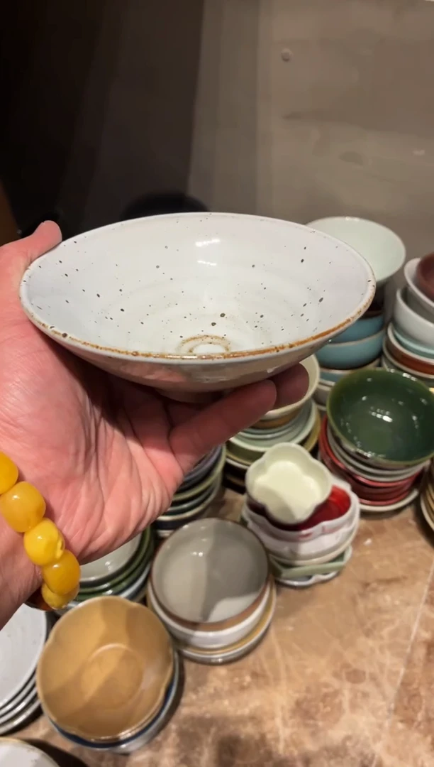 瓷片全量 5寸白麻点小斗碗