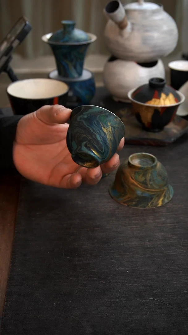 【闪购商品】其他微瑕大漆杯874小康茶器