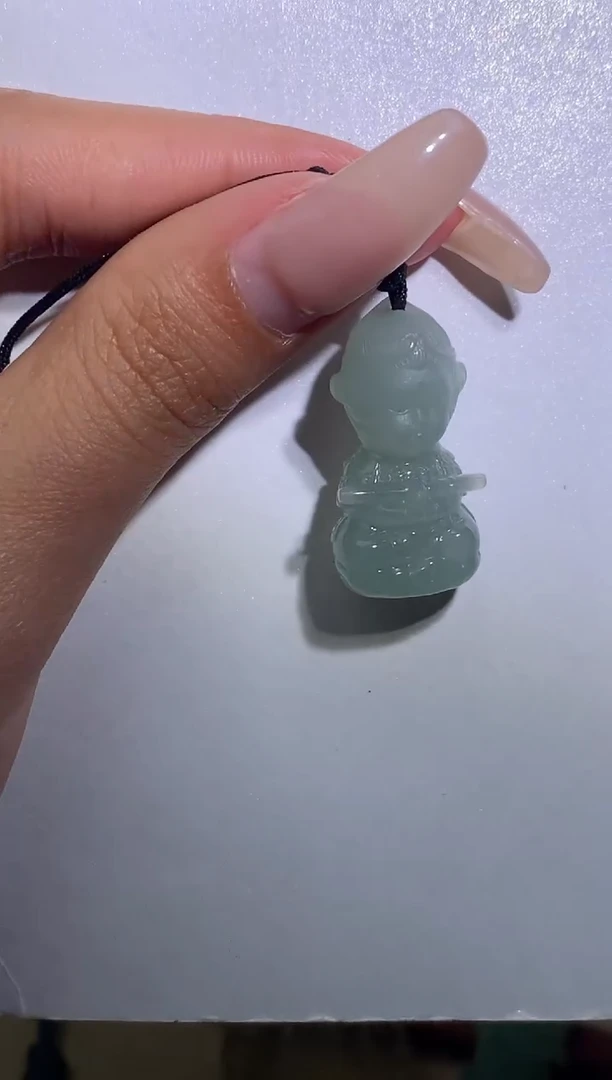 颈饰未镶嵌翡翠悟空宝宝佛