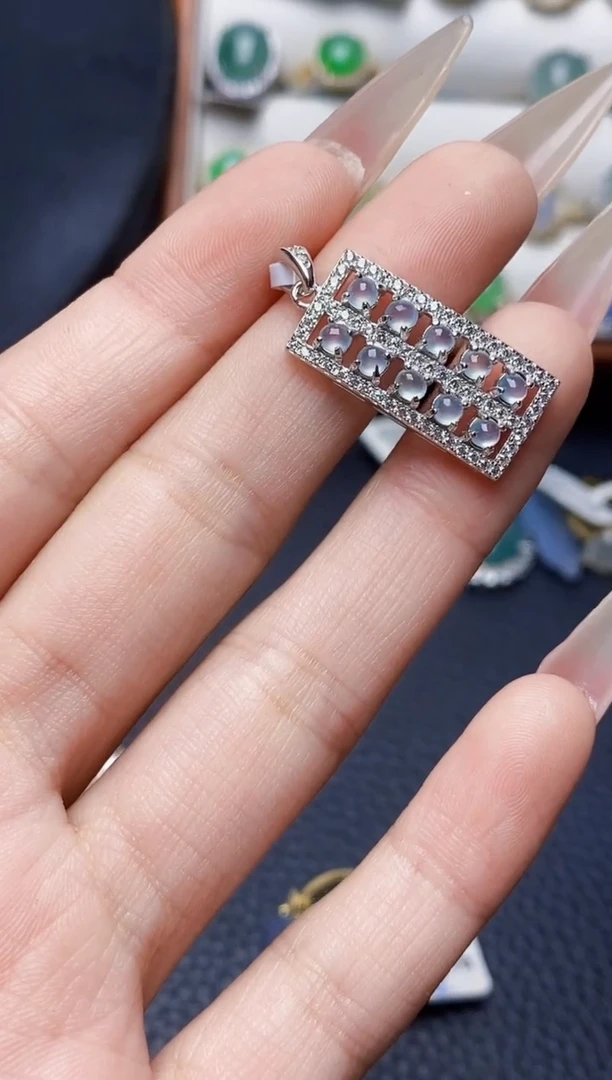 银S925镶嵌戒指翡翠4365