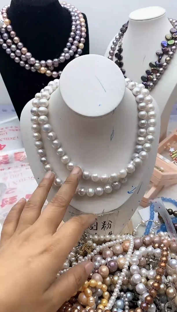 【闪购商品】淡水珍珠颈饰钛钢123