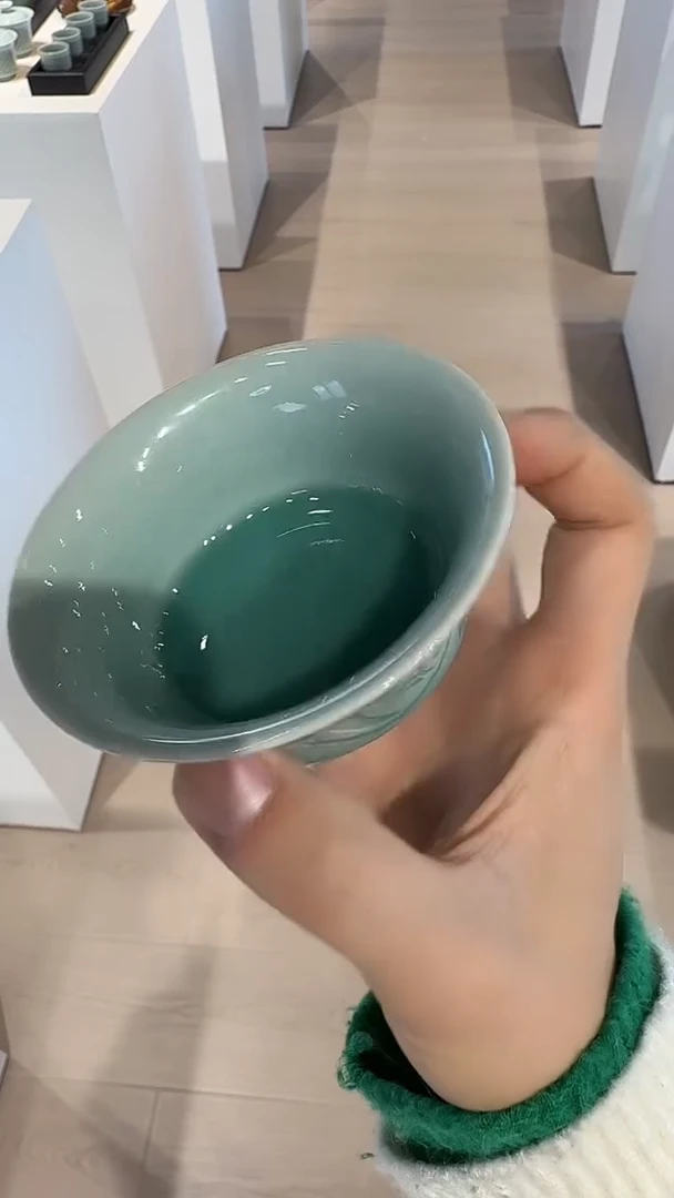 青瓷手工茶器包邮