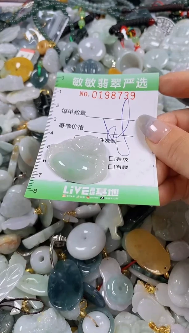 翡翠未镶嵌颈饰闪购0198739