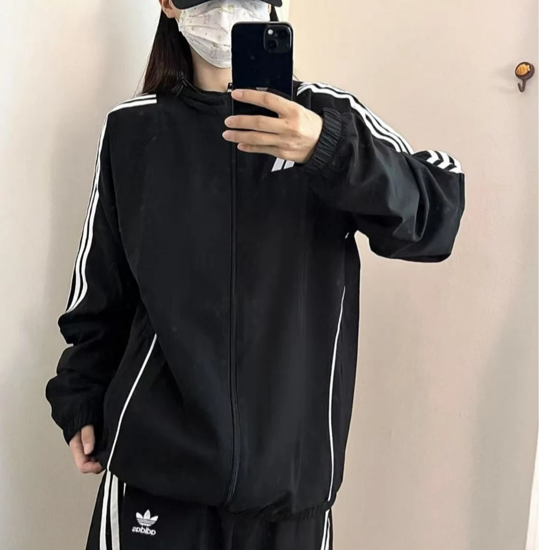 adidas/阿迪达斯男女时尚运动足球休闲连帽夹克外套IM8806