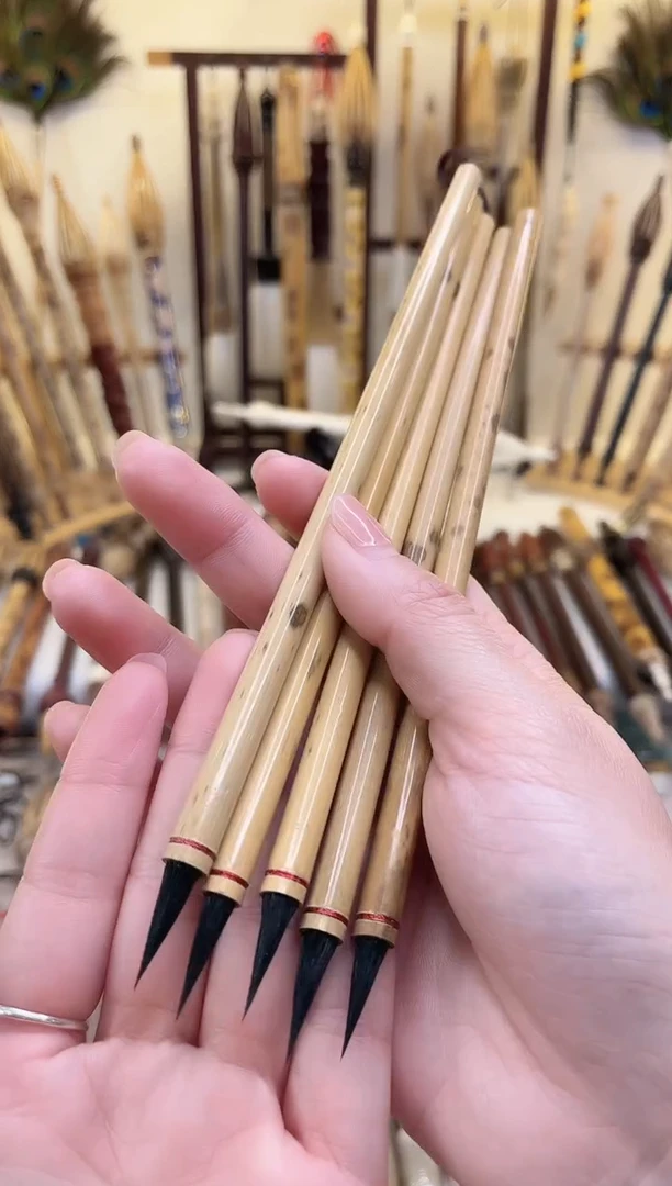 【清水试笔，拒绝蘸墨】墨舞笔庄毛笔5支