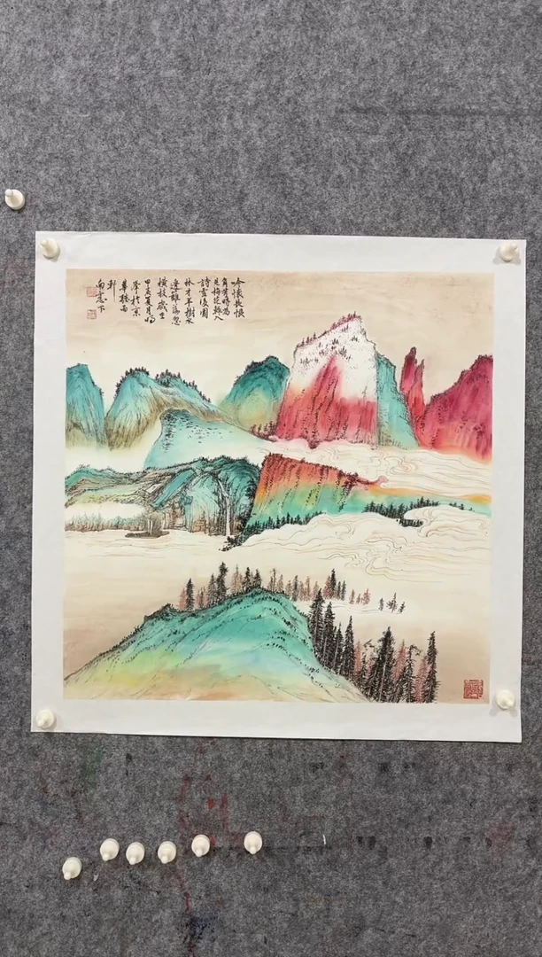 【闪购商品】国画 明峰老师4平尺精品作品