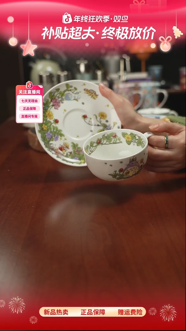 高端礼品（NTK）龙猫单杯碟-XY