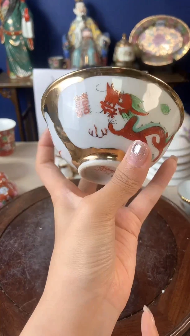 瓷片微瑕景德镇窑厂瓷摆件