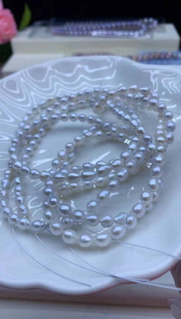 【闪购商品】淡水珍珠颈饰未镶嵌淡水珍珠项链多样性发其一不做