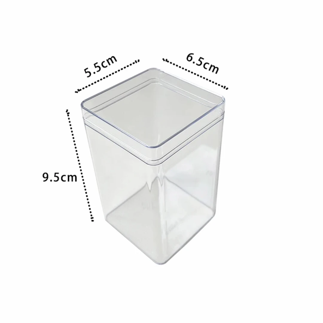 高透塑料透明斗鱼盒迷你小型长方形盒