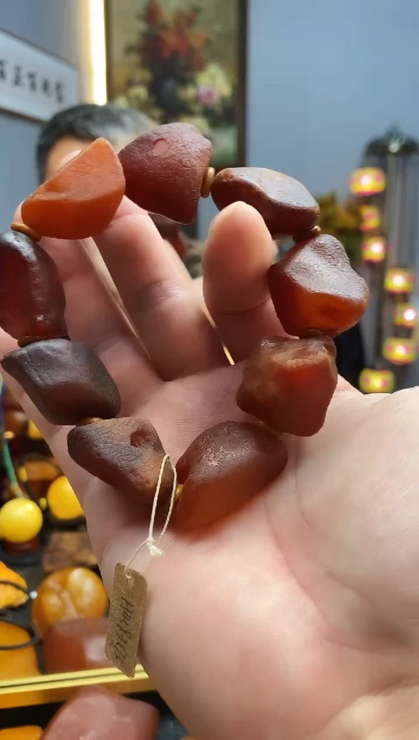 手链琥珀未镶嵌手串