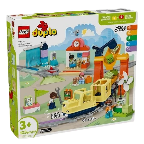 LEGO/乐高得宝系列10428豪华智能探险火车2025新款拼搭积木玩具