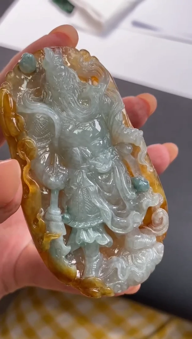 未镶嵌挂件翡翠305393  多人