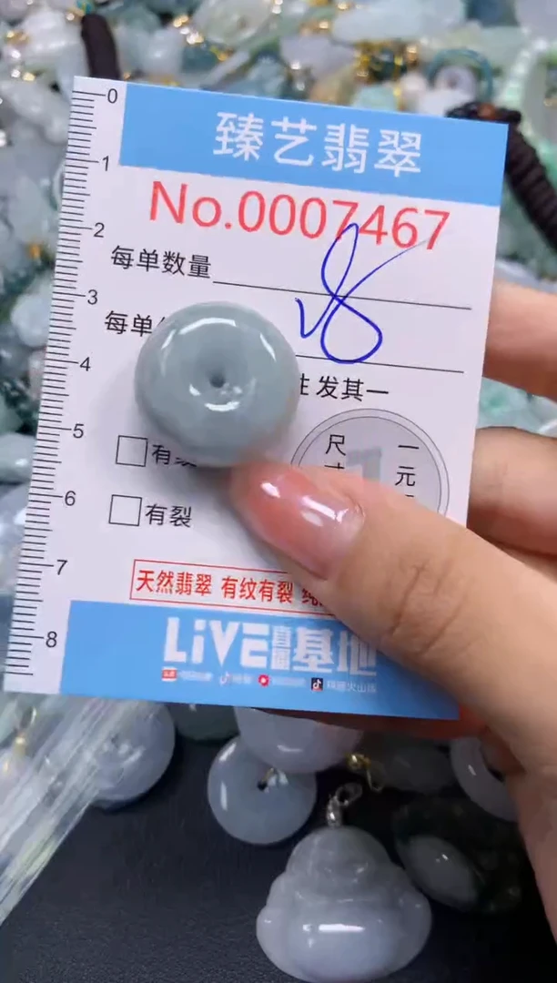 颈饰未镶嵌翡翠7467
