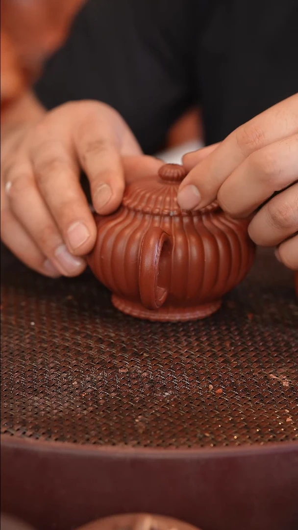 茶壶紫砂原矿手工制作瑕疵
