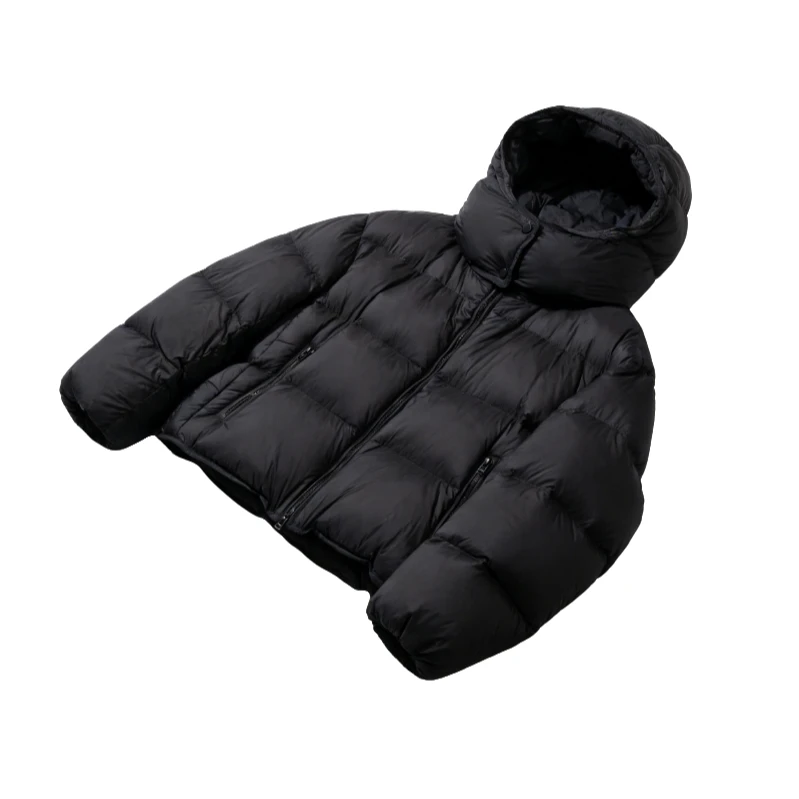 YANXUAN 2026连帽保暖冬季百搭百搭潮流黑色羽绒服   Y127