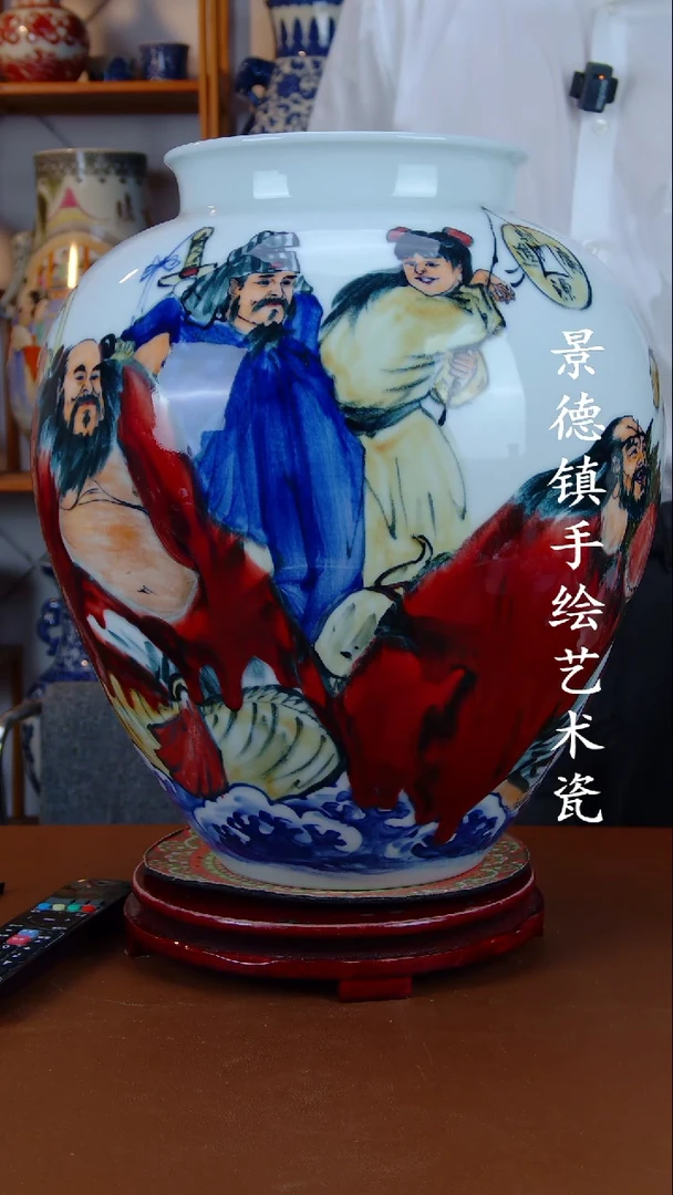 现代景德镇手工手绘陶瓷摆件31