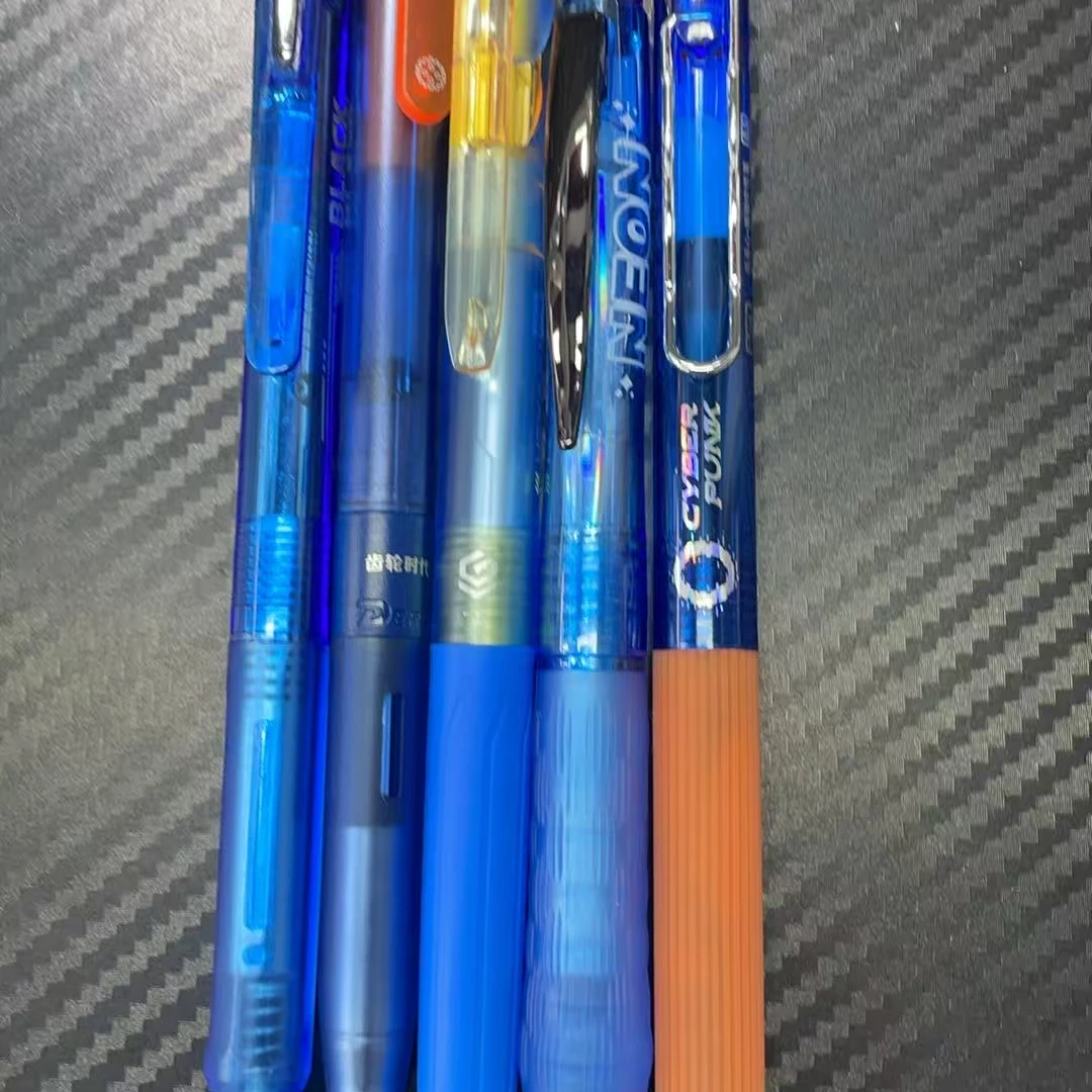 发蓝色赛博风，5支黑墨。掉封蜡不售后