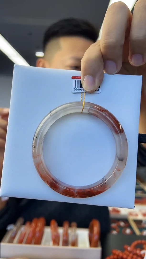 未镶嵌手链南红玛瑙A48南红手镯圈口60