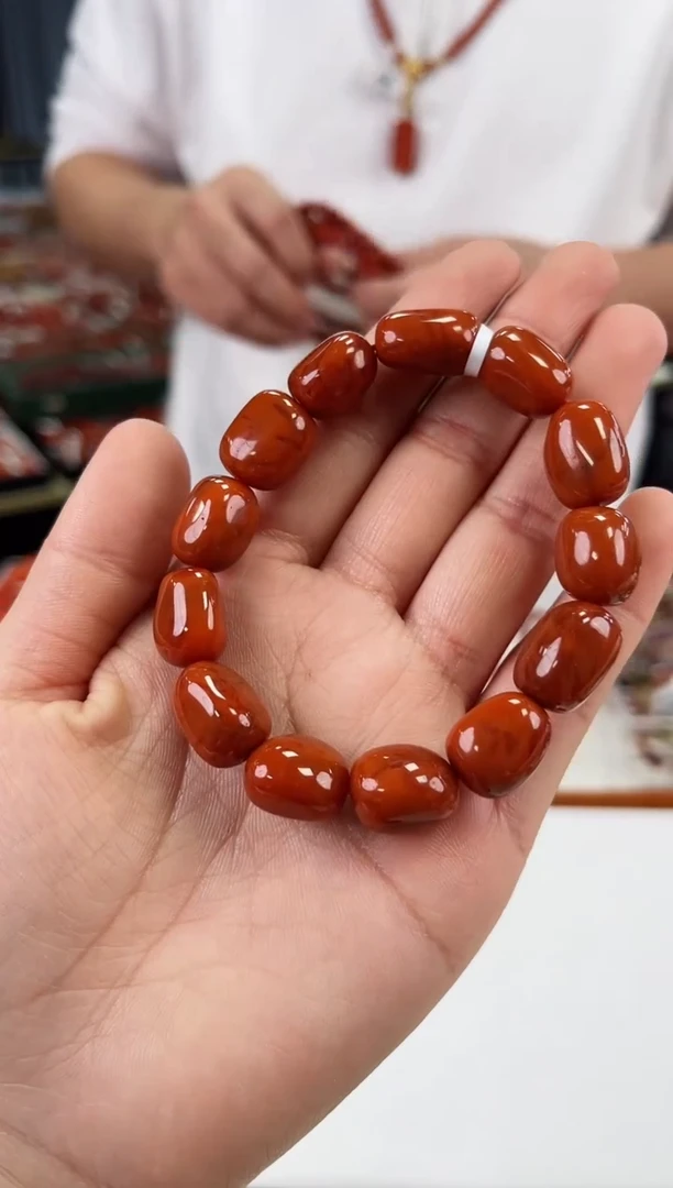 【闪购商品】南红玛瑙瓦西随型手串未镶嵌一个/条