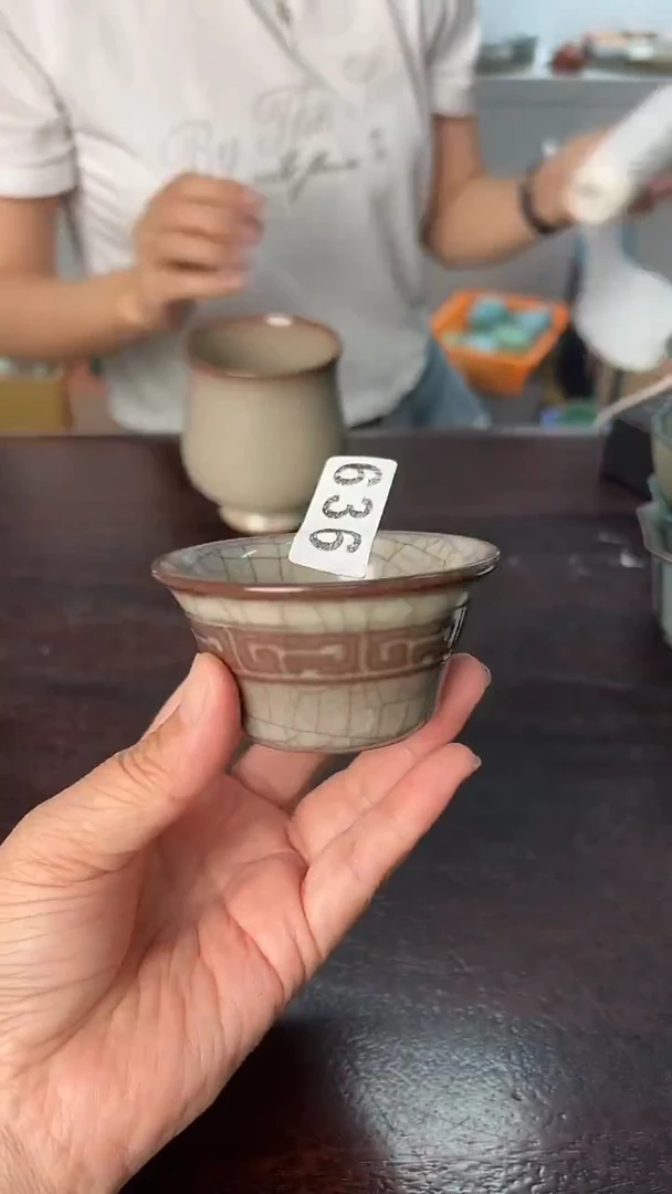 龙泉云间青瓷小米茶器
