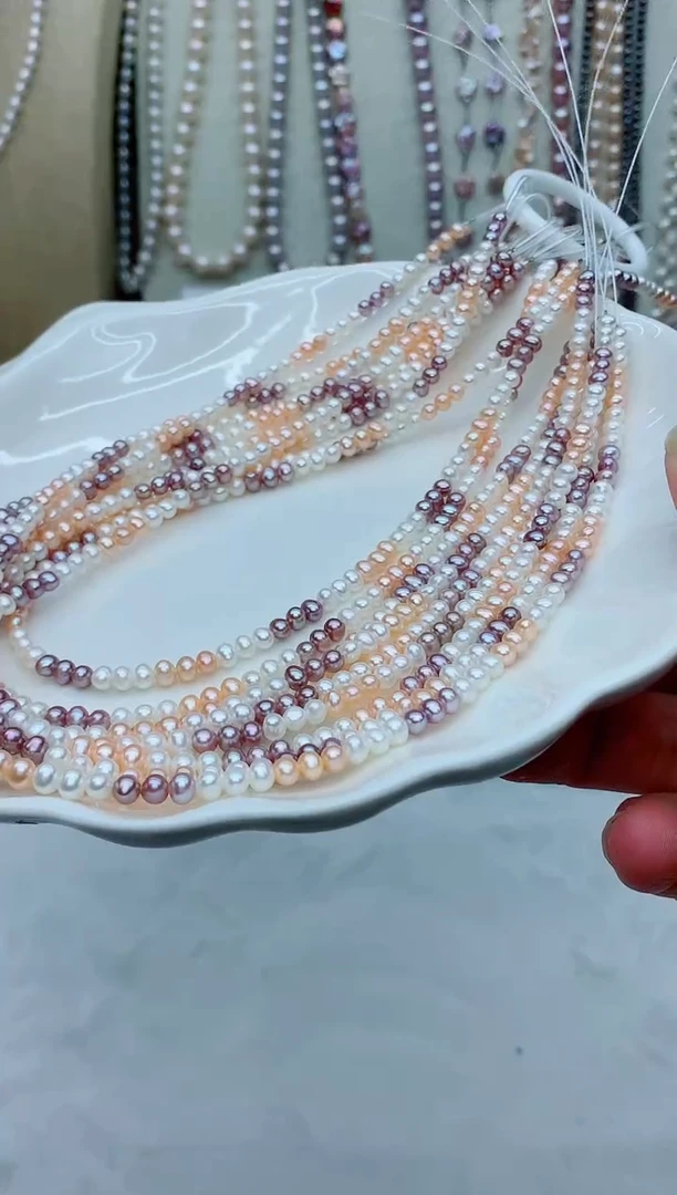 颈饰未镶嵌淡水珍珠多样性发其一【非无瑕】不做扣