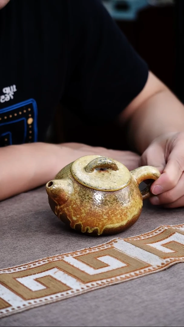 茶壶紫砂宜兴紫砂柴烧壶