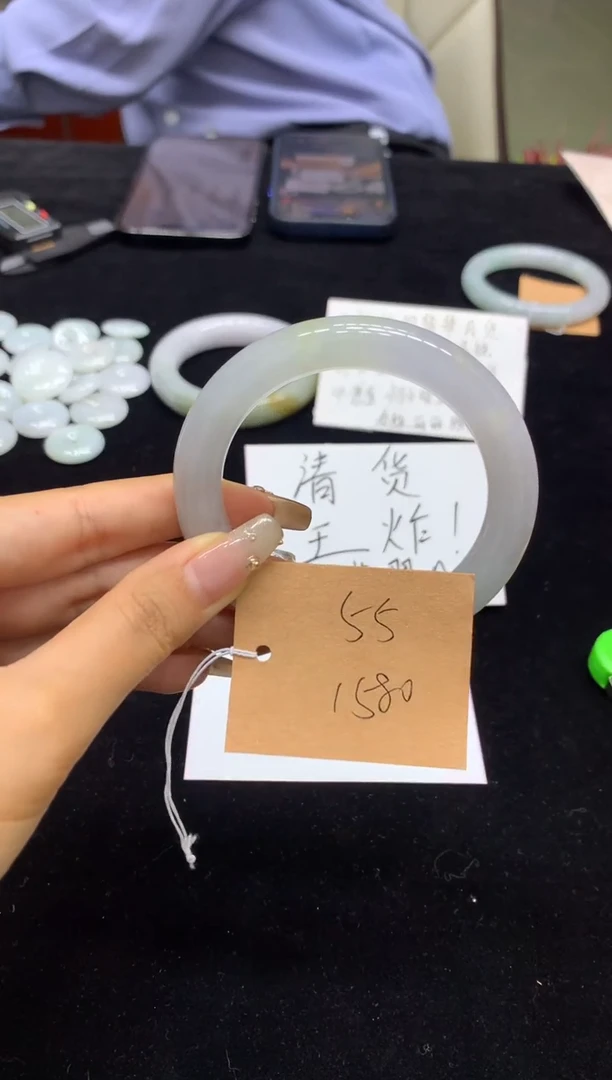 未镶嵌手镯翡翠55（48小时鉴赏）