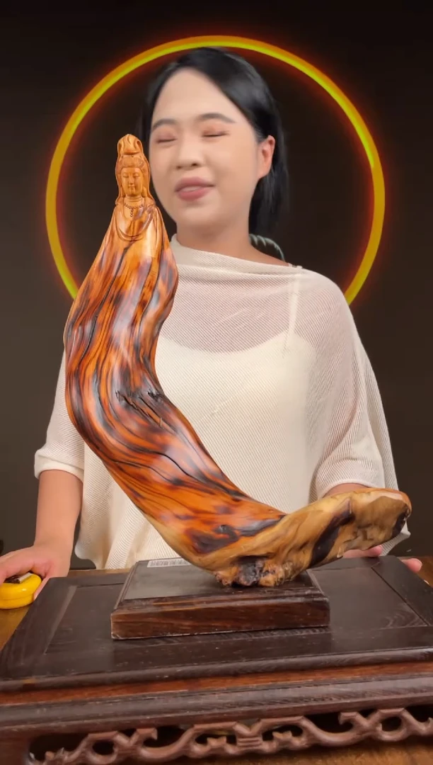 柏木（崖柏）手工摆件,先抢先得! 编号:201