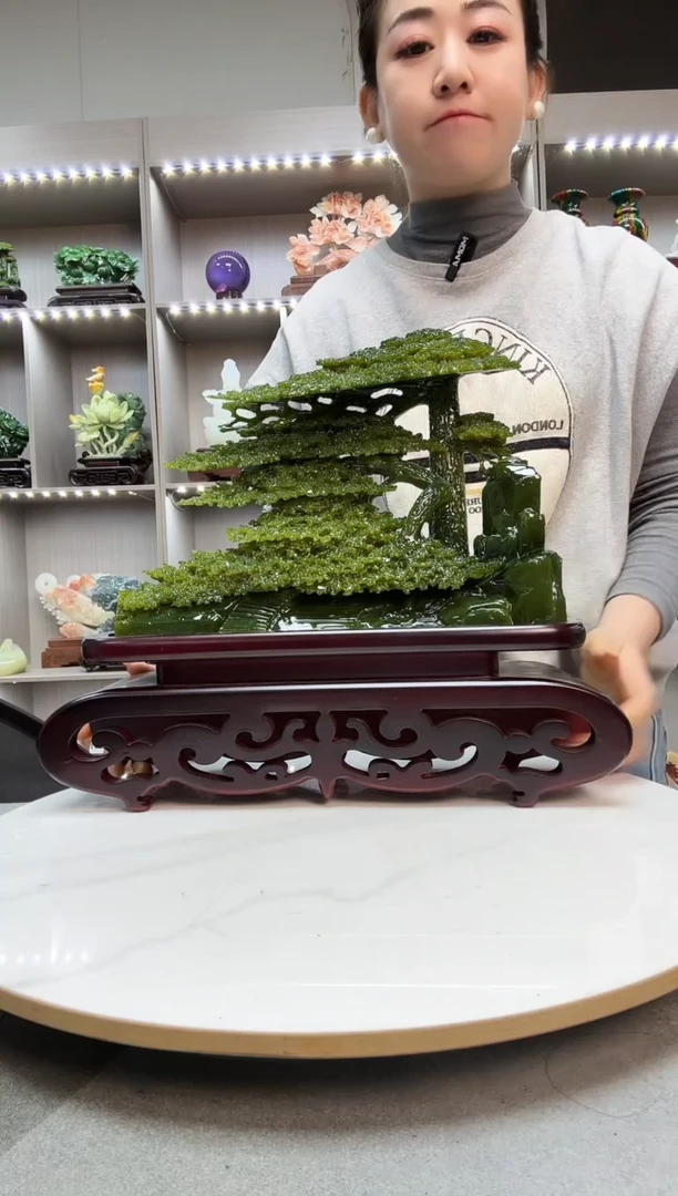 石材天然石材家居摆件办公室客厅玄关高档摆件