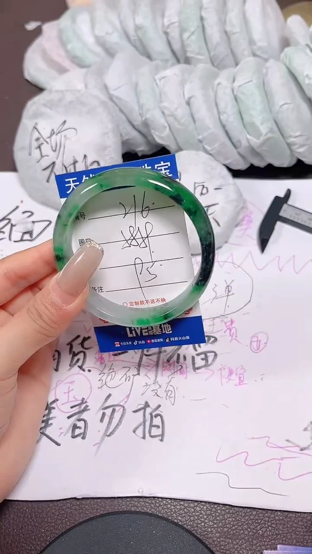 未镶嵌手镯翡翠215