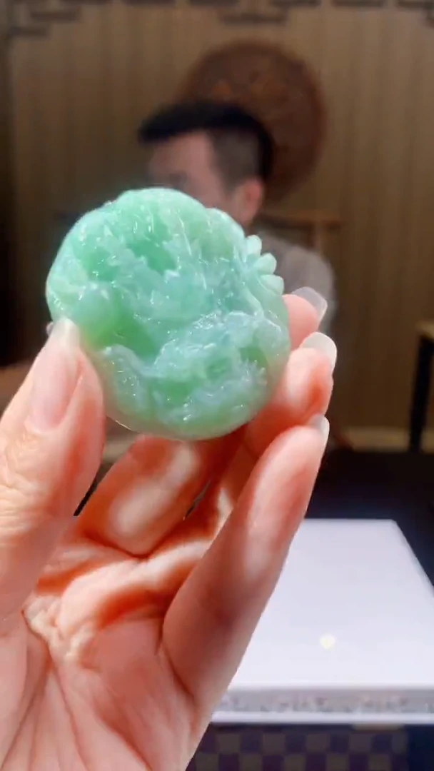 未镶嵌定制翡翠8015fh-毛货挂件(赠珠链)25