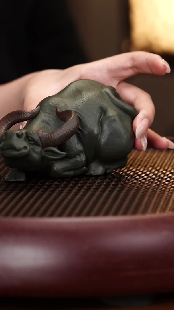 茶壶紫砂77GSB孺子牛