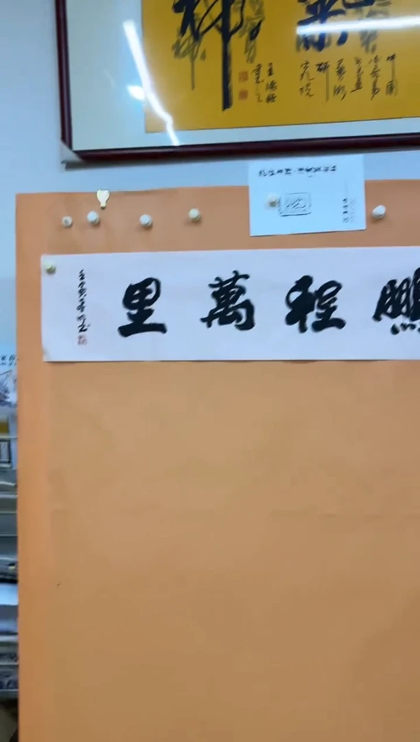 书法鹏程万里作品
