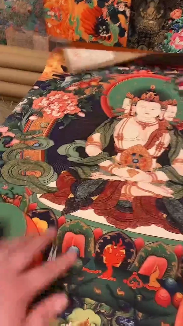 装裱画精美唐卡tk16120