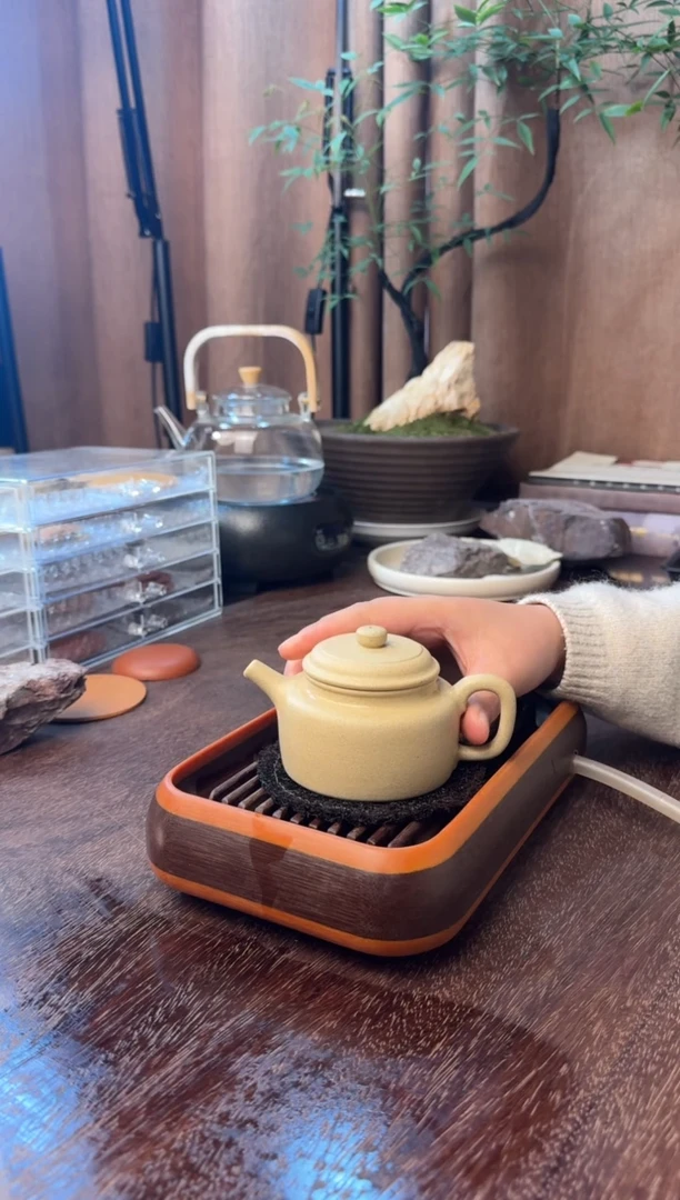 茶壶紫砂大亨德中-半手精工-挑纯至纯本绿-容量：180CC