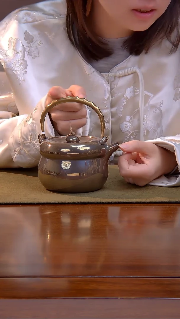 大千手作 葫芦 足银 烧水壶