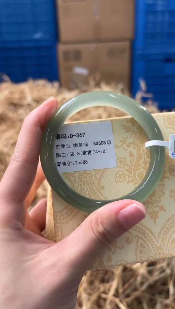 未镶嵌手镯石英质玉D-367
