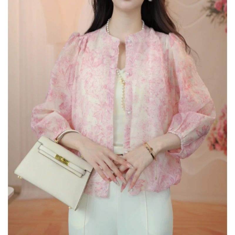 X6135【出口原单】气质优雅时尚显瘦开衫-珈珈