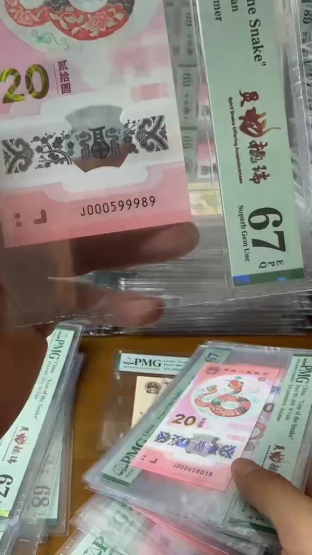 塑料000599989-蛇钞单张