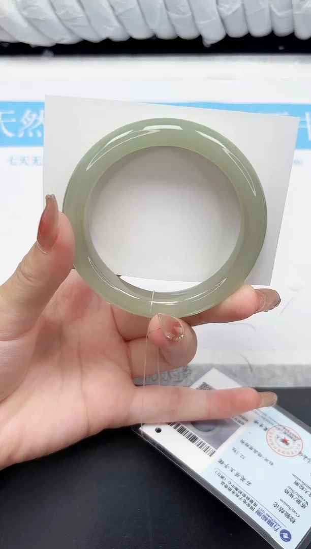 未镶嵌手镯石英质玉159-58.5DK