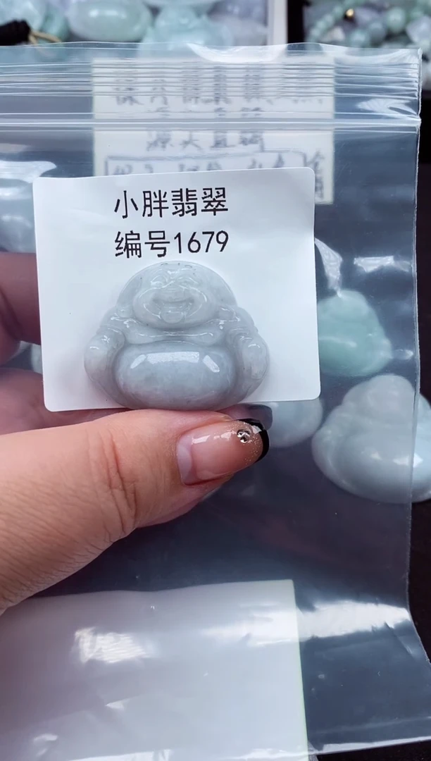 颈饰未镶嵌翡翠天然A货翡翠1679