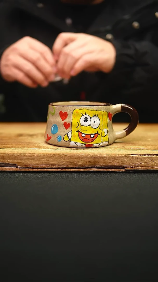 @@陶园瓷舍@@纯手工手绘@高温釉下彩