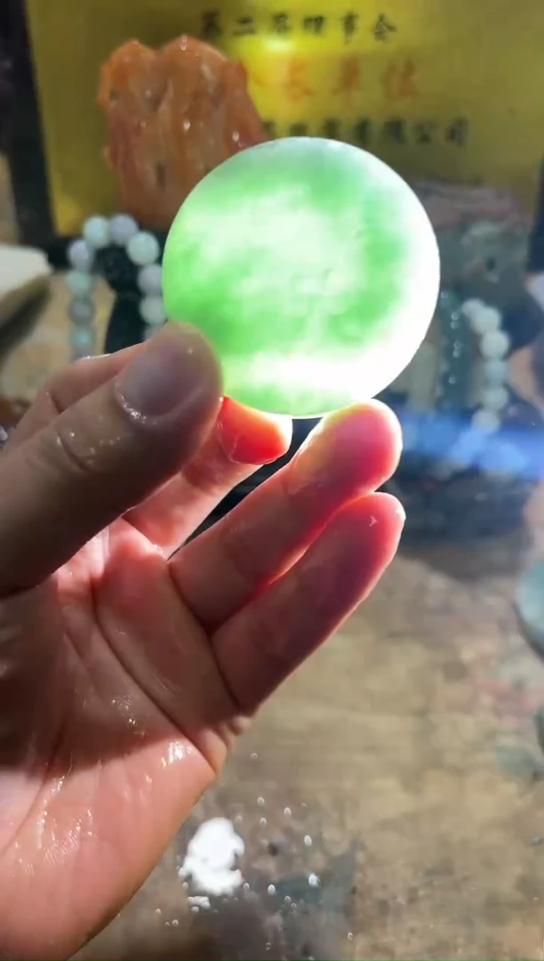 未镶嵌挂件翡翠A货常星7117