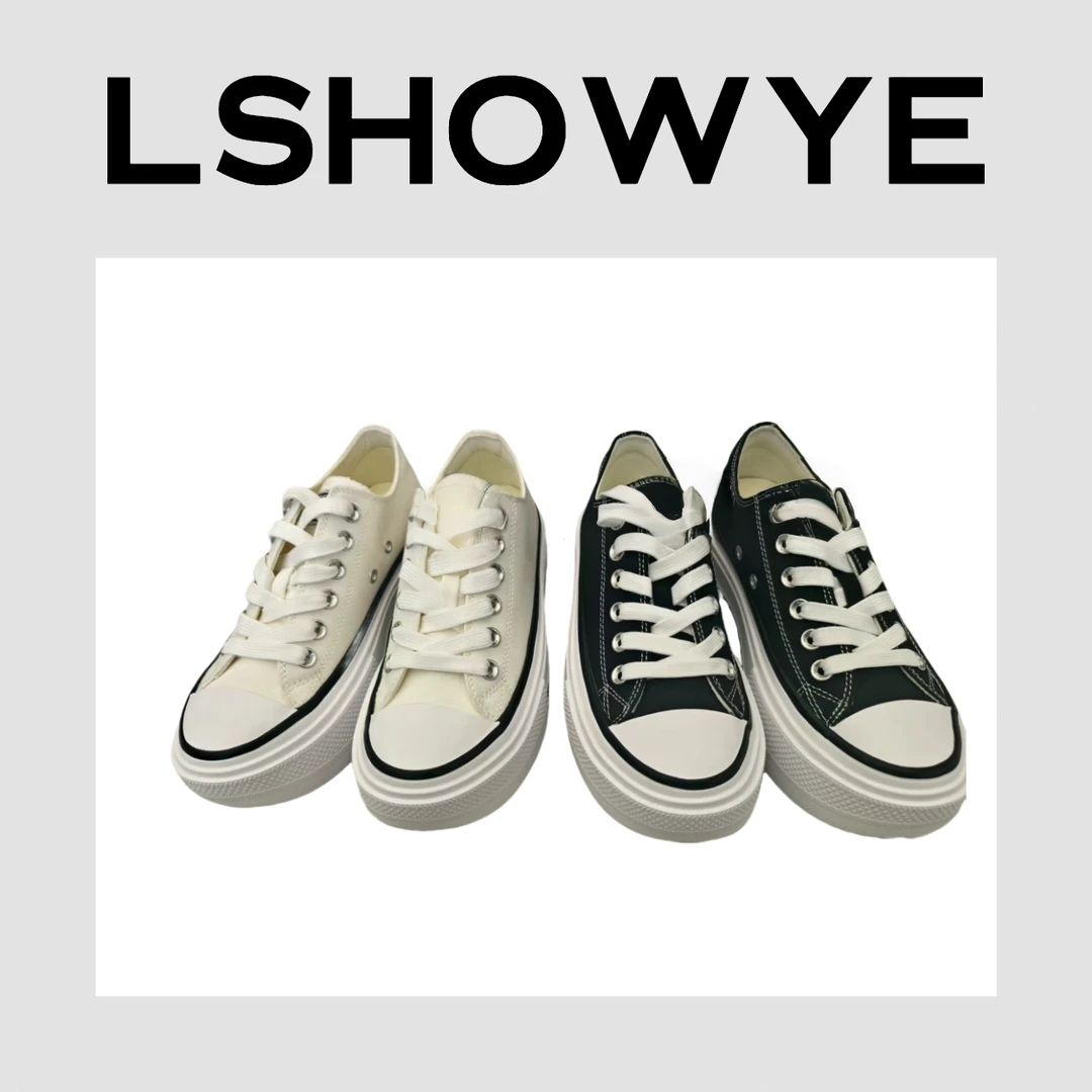 LSHOWYE｜增高低帮帆布鞋 1355ZM