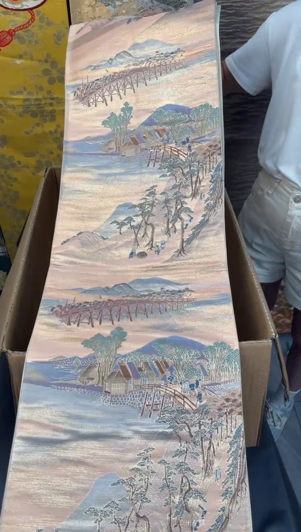 织绣织绣织绣织绣唐锦华章非遗唐锦西阵织布料