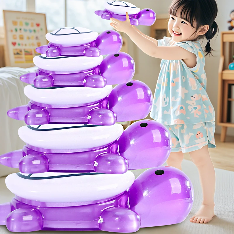 25cm巨无霸乌龟玩具红婵全同款夜光小乌龟网红发光乌龟对对碰模型